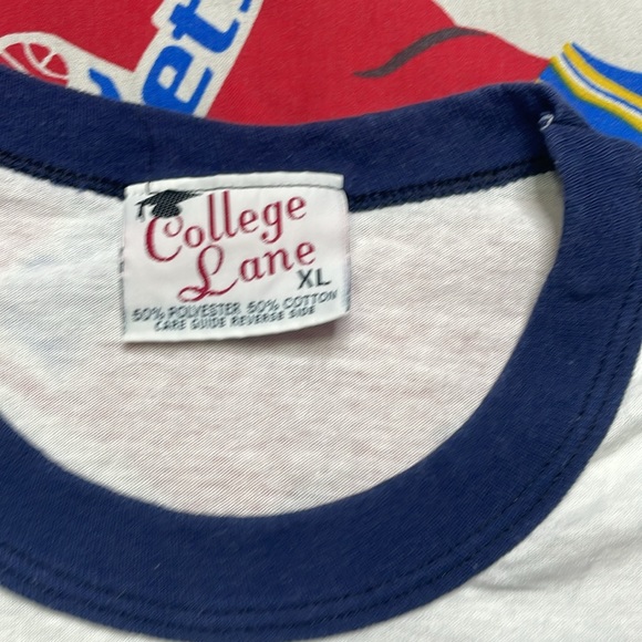 Vintage 70s 80s Xerox Ringer Shirt - Picture 4 of 4